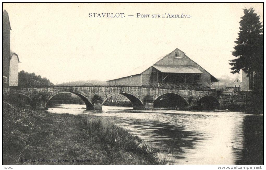 BELGIQUE - LIEGE - STAVELOT - Pont Sur L'Amblève. - Stavelot