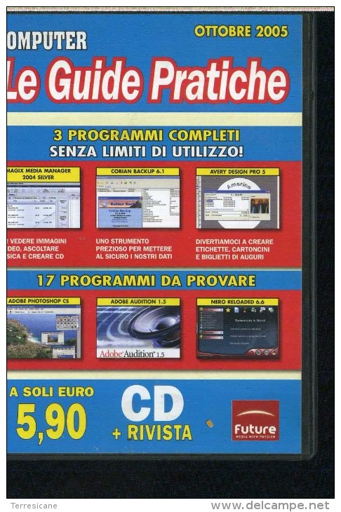 CD ROM COFANETTO LE GUIDE PRATICHE MAGIC MEDIA COBIAM AVERY DESIGN ETC FUTURE WIN - CD