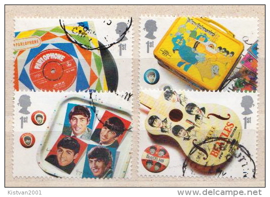 Great Britain Used Beatles Set From SS - Music