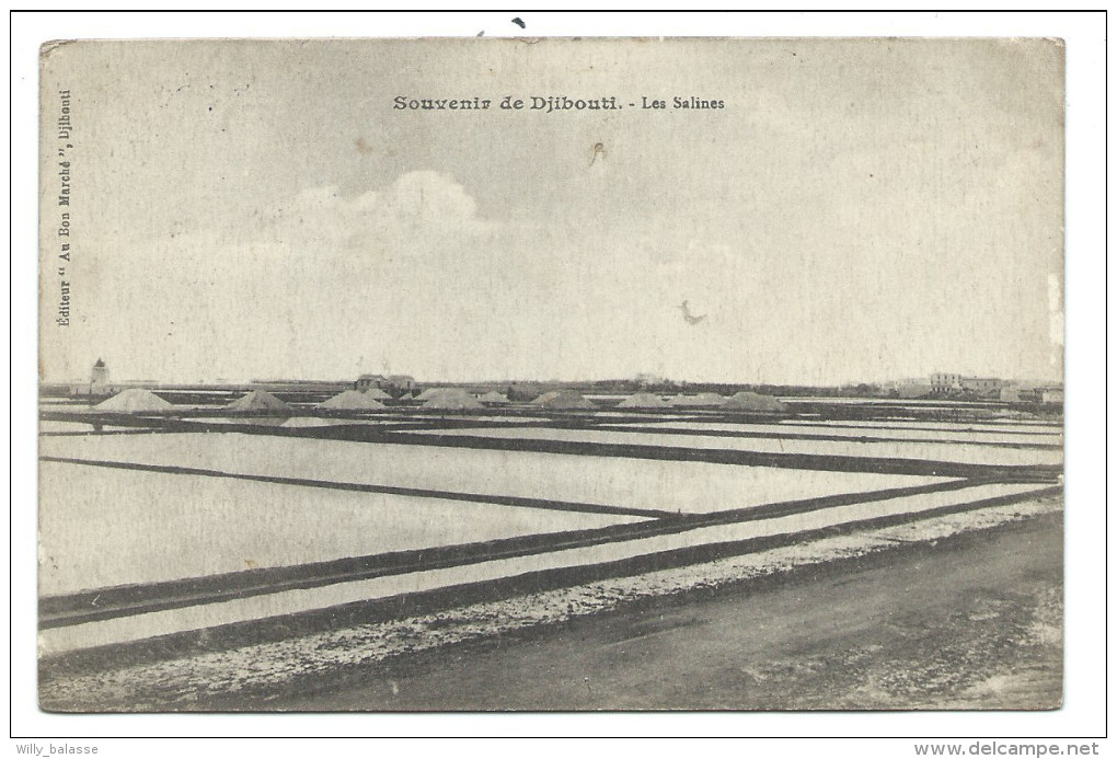 CPA - Afrique - Souvenir De DJIBOUTI - Les Salines  // - Dschibuti