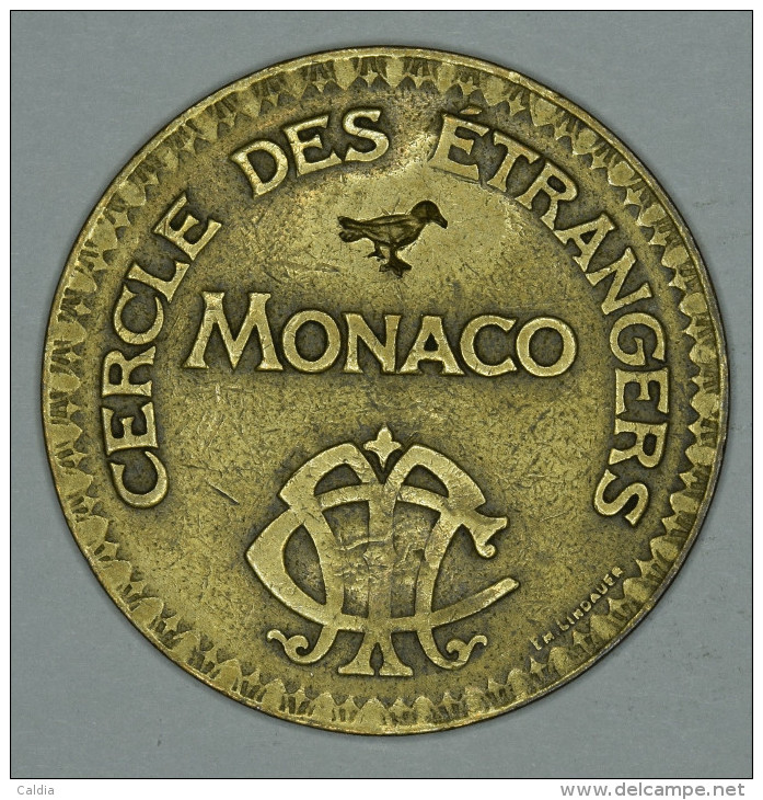 Monaco Jeton Token 10 FRANCS Tir Aux Pigeons - ST DES BAINS DE MER - "" CERCLE Des ÉTRANGERS "" # 2 - Autres & Non Classés