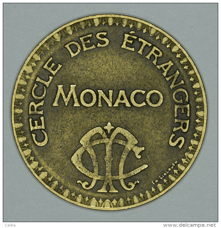 Monaco Jeton Token 10 FRANCS - ST DES BAINS DE MER - "" CERCLE Des ÉTRANGERS "" # 3 - Autres & Non Classés