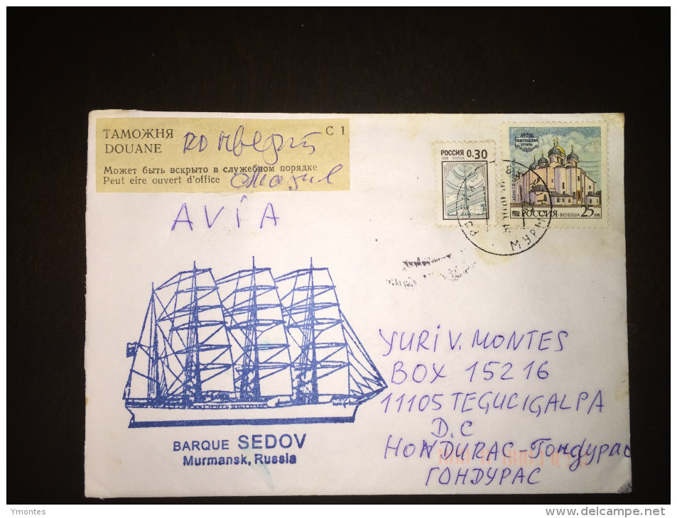 Cover Russia To Honduras - Lettres & Documents