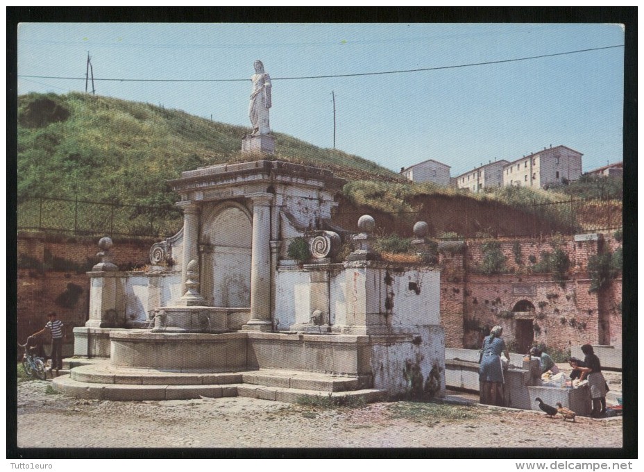 GENZANO DI LUCANIA - POTENZA - FONTANA CAVALLINA - FONTANA CON LAVANDAIE. - Potenza