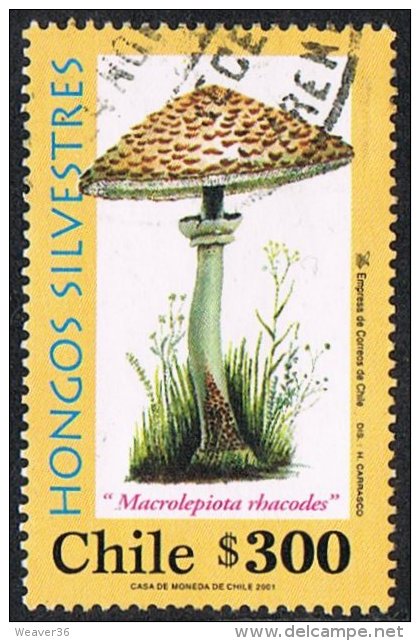 Chile SG2001 2001 Fungi 300p Good/fine Used - Lots & Kiloware (mixtures) - Max. 999 Stamps