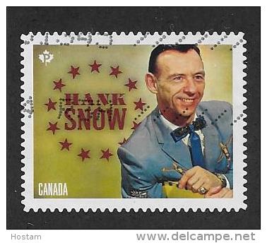 CANADA, 2014, USED, HANK SNOW, CANADIAN COUNTRY SINGER, CHANTEUR COUNTRY,  USED SINGLE - Sellos (solo)