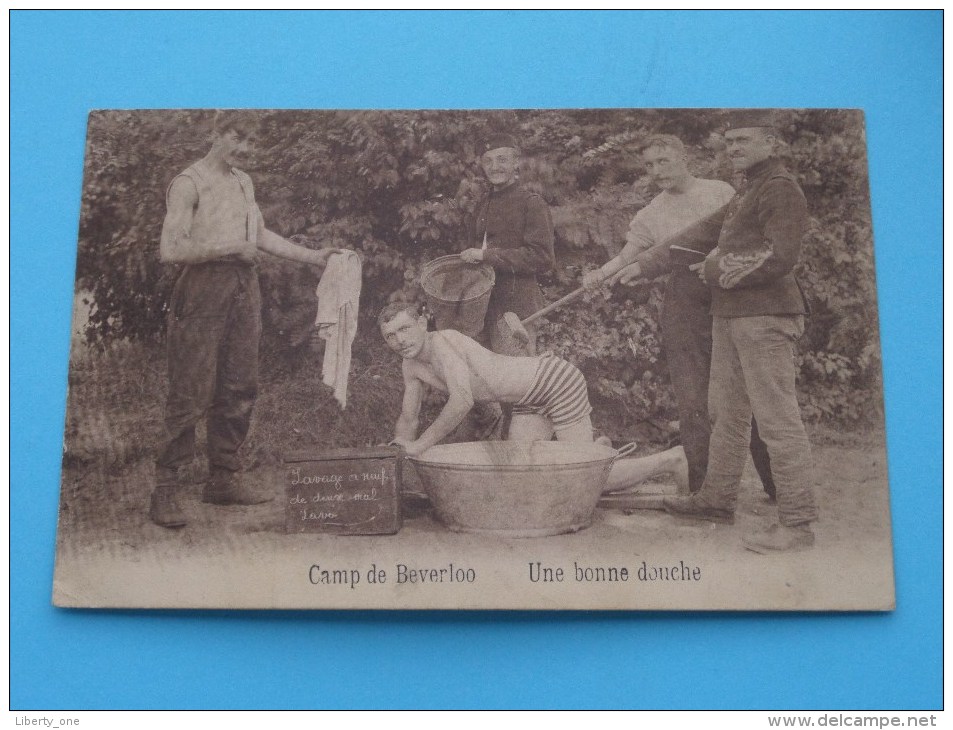 Une Bonne Douche ( Camp De Beverloo ) - Anno 1914 ( Zie Foto Details ) !! - Leopoldsburg (Camp De Beverloo)