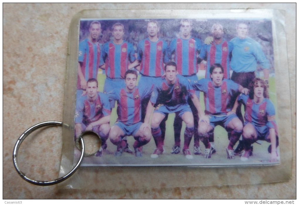 Porte  Clefs:     BARCA     -  Collection FC BARCELONE -    Ronaldinho - Schlüsselanhänger