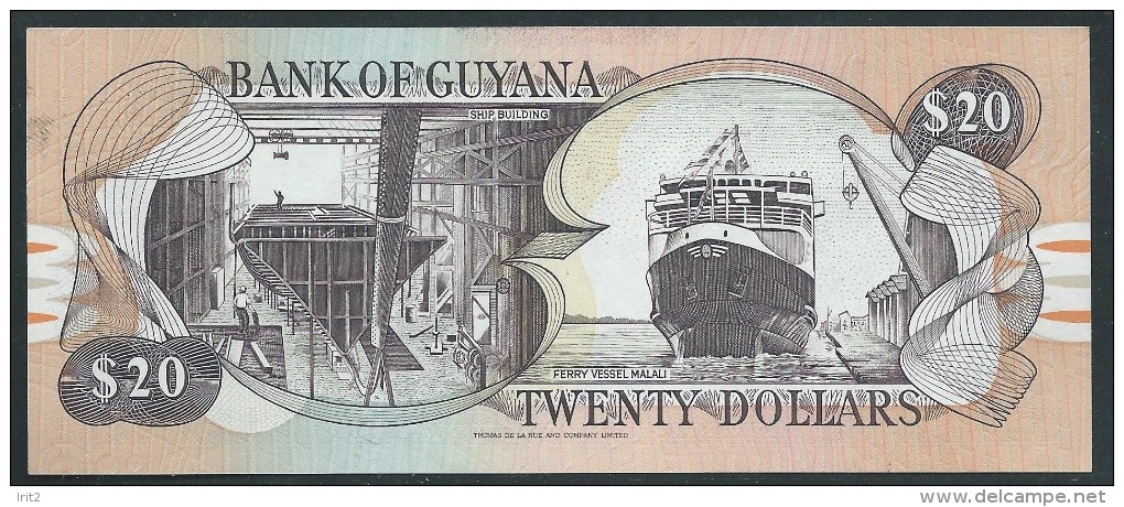 BANKNOTES 1989 GUYANA 20 DOLLARS - Guyana