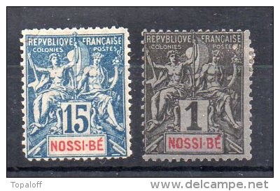 NOSSI-BE    N°27 Et 32  Neuf Charniere Def - Unused Stamps