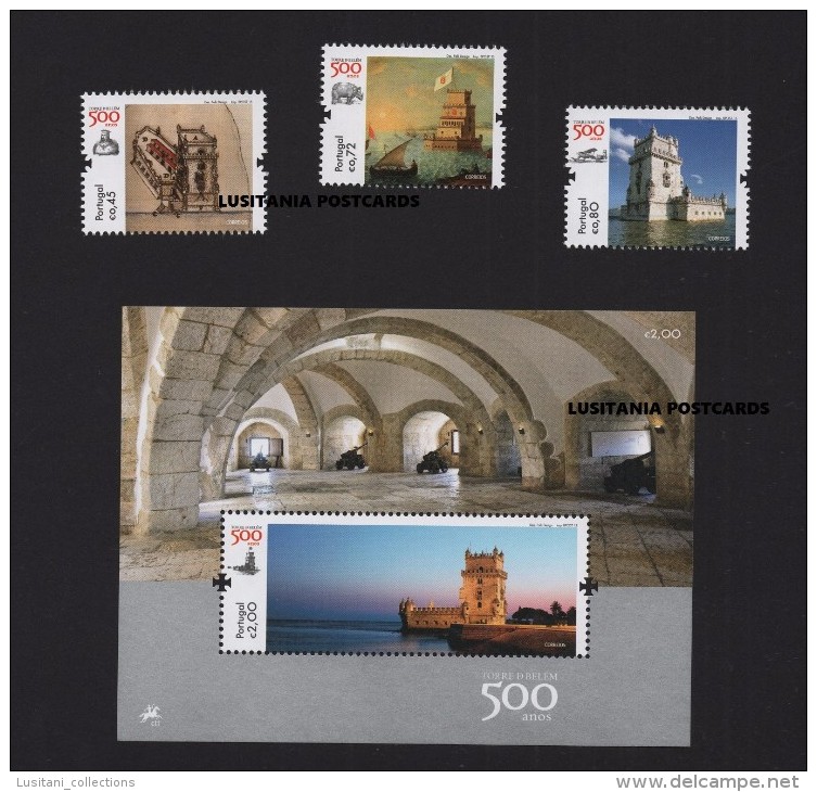 STAMPS 2015 PORTUGAL BELEM TOWER 500ys ARCHITECTURE CASTLES FORTRESS MONUMENT Z1 - Neufs