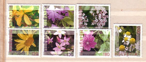 SUISSE / Switzerland  2003 MEDICINAL PLANTS  7v.-MNH** - Plantas Medicinales