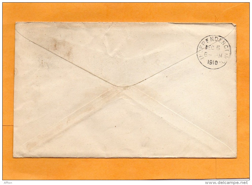 Canada 1910 Cover Mailed To USA - Brieven En Documenten