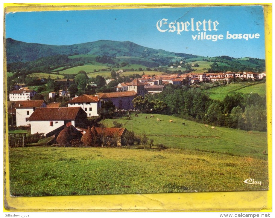 - ESPELETTE - Village Basque - Vue Générale - Espelette