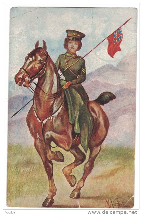 MP197     Alleanza Equestre: Inghilterra 1927 Illustrata Norfini - Altri & Non Classificati