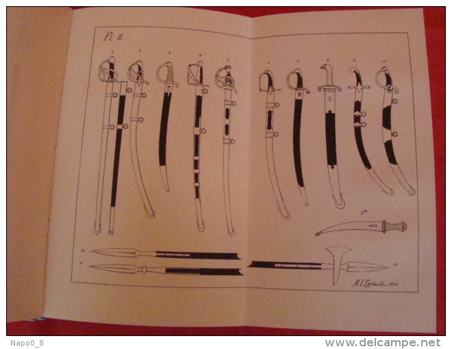 l'arme blanche des armées Françaises (1789-1870) l'arme à feu portative (1718-1886) par Maurice Bottet
