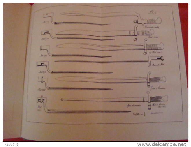l'arme blanche des armées Françaises (1789-1870) l'arme à feu portative (1718-1886) par Maurice Bottet