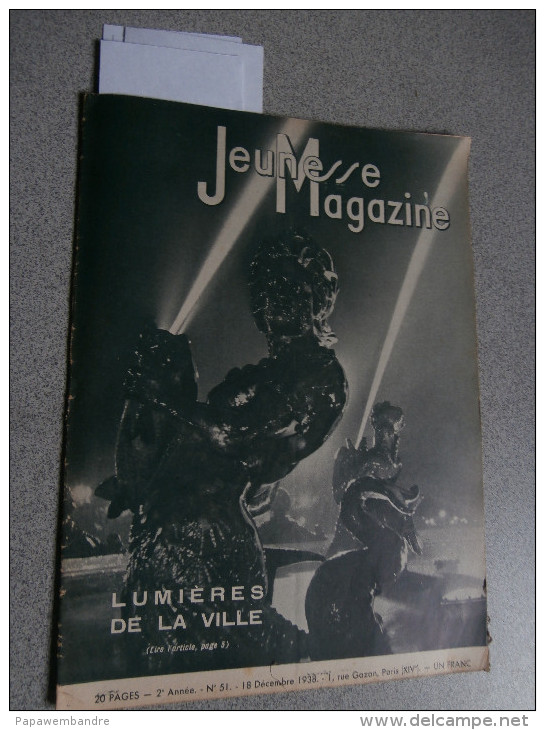 Jeunesse Magazine 51 (18/12/1938): Zimbabwe, Julhès, H Guilac, Sauterelle, Paris - 1900 - 1949