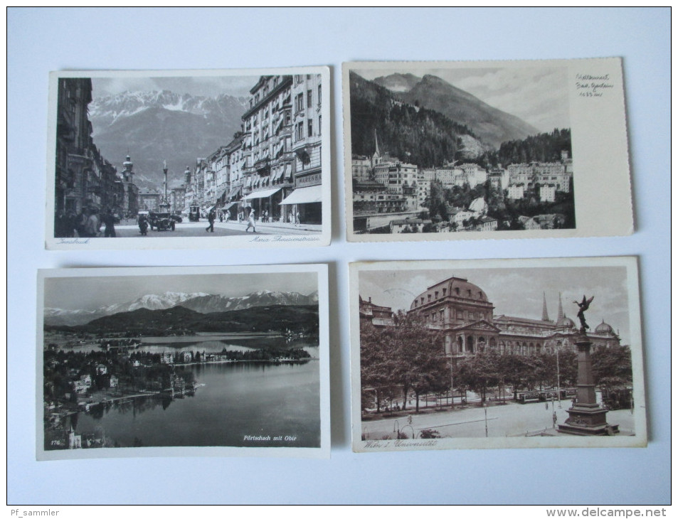 Österreich PK / AK Echtfoto usw. 1910er -1940er Jahre. Wien / Innsbruck usw. Berge / Gebäude. 440 Stück!!