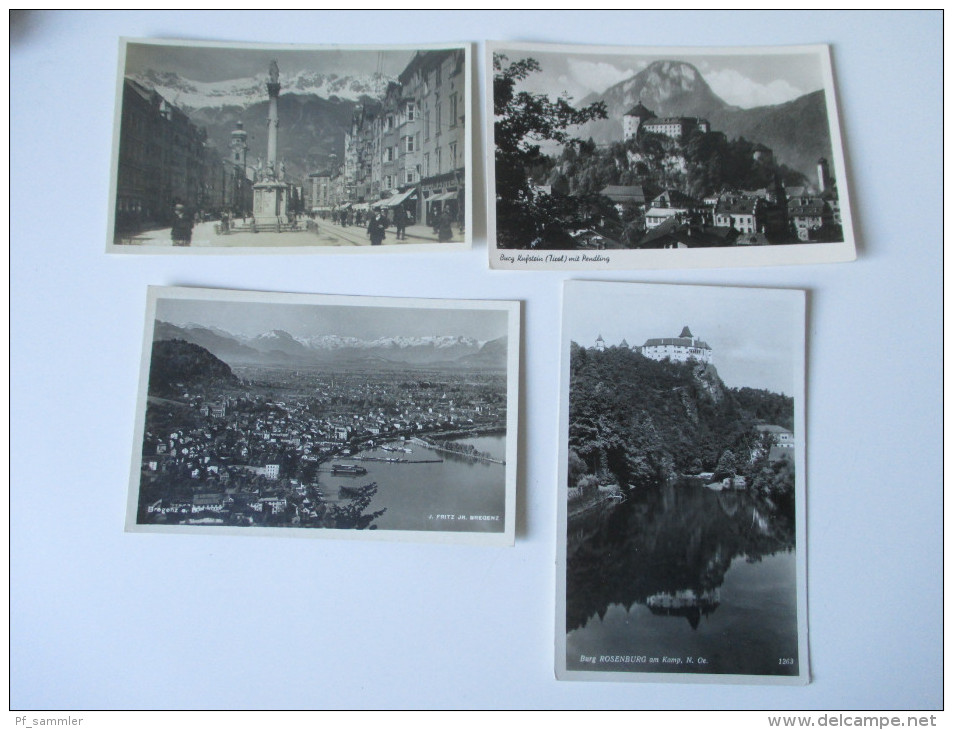 Österreich PK / AK Echtfoto usw. 1910er -1940er Jahre. Wien / Innsbruck usw. Berge / Gebäude. 440 Stück!!