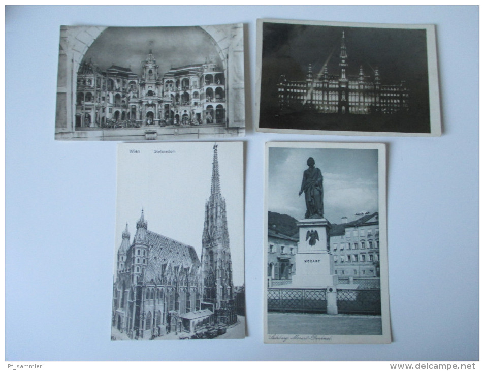 Österreich PK / AK Echtfoto usw. 1910er -1940er Jahre. Wien / Innsbruck usw. Berge / Gebäude. 440 Stück!!