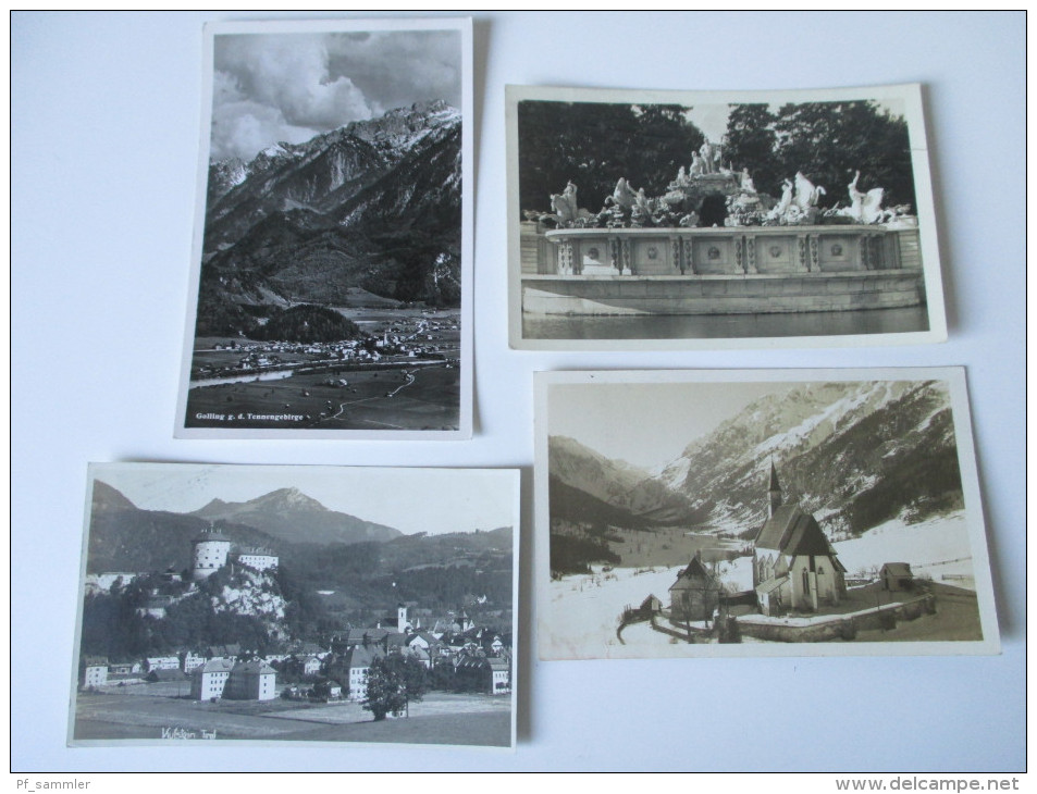 Österreich PK / AK Echtfoto usw. 1910er -1940er Jahre. Wien / Innsbruck usw. Berge / Gebäude. 440 Stück!!