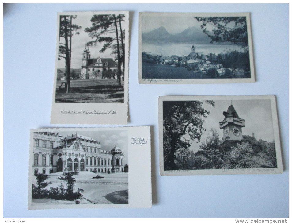 Österreich PK / AK Echtfoto usw. 1910er -1940er Jahre. Wien / Innsbruck usw. Berge / Gebäude. 440 Stück!!