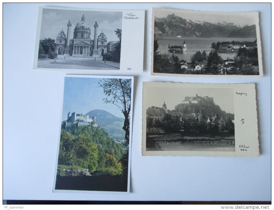 Österreich PK / AK Echtfoto usw. 1910er -1940er Jahre. Wien / Innsbruck usw. Berge / Gebäude. 440 Stück!!