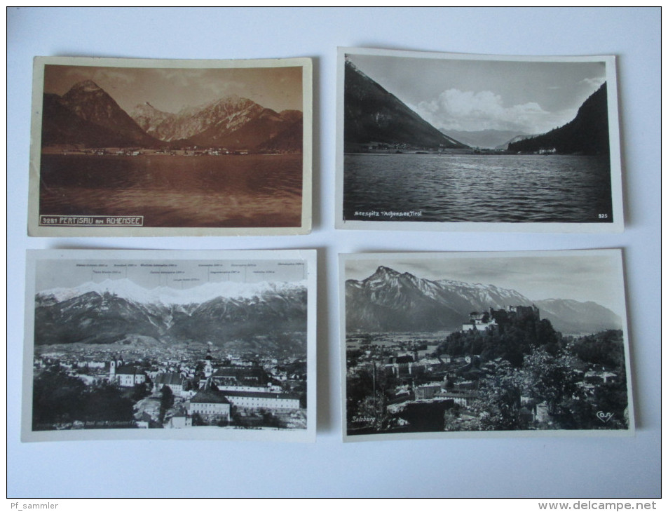 Österreich PK / AK Echtfoto usw. 1910er -1940er Jahre. Wien / Innsbruck usw. Berge / Gebäude. 440 Stück!!