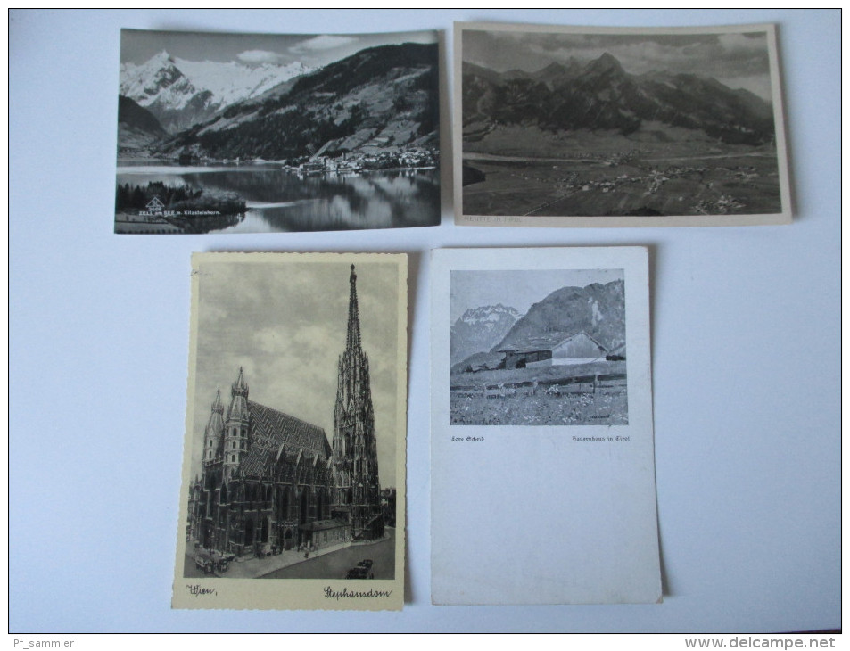 Österreich PK / AK Echtfoto usw. 1910er -1940er Jahre. Wien / Innsbruck usw. Berge / Gebäude. 440 Stück!!