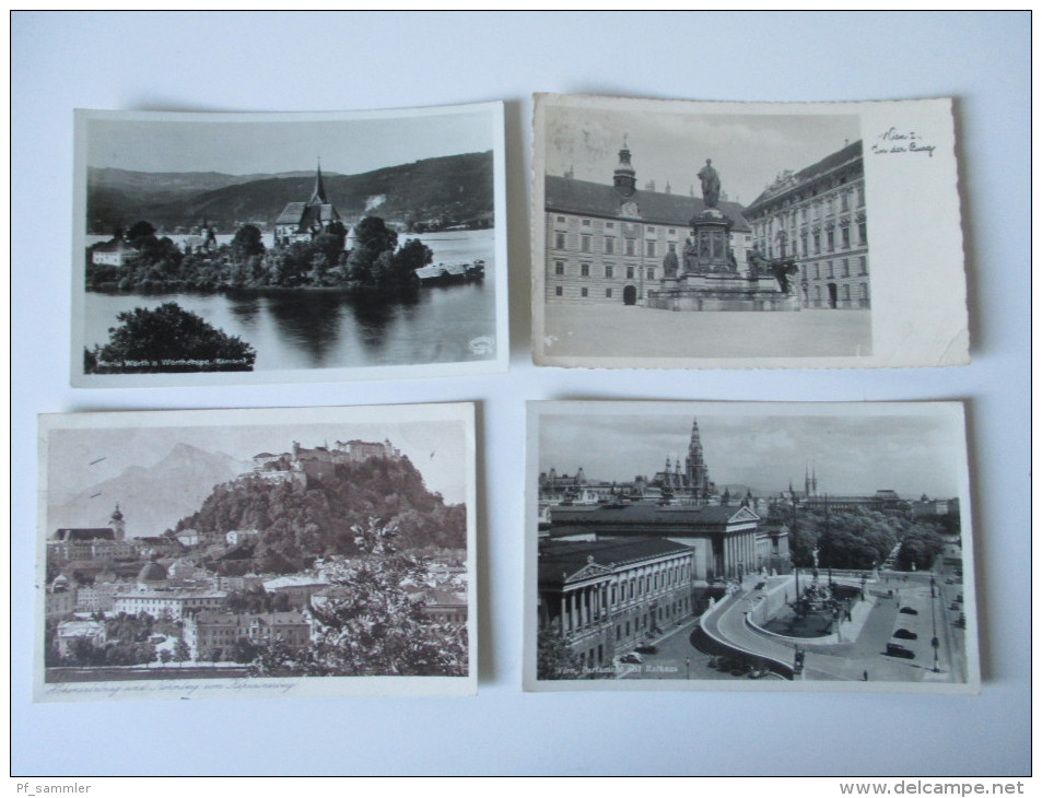 Österreich PK / AK Echtfoto usw. 1910er -1940er Jahre. Wien / Innsbruck usw. Berge / Gebäude. 440 Stück!!