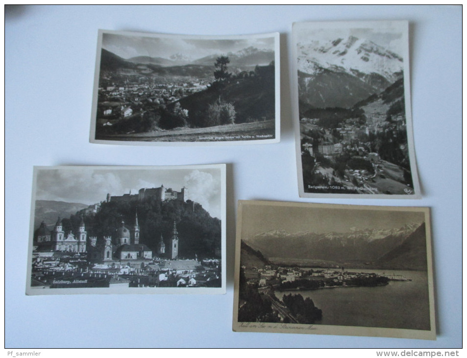 Österreich PK / AK Echtfoto usw. 1910er -1940er Jahre. Wien / Innsbruck usw. Berge / Gebäude. 440 Stück!!