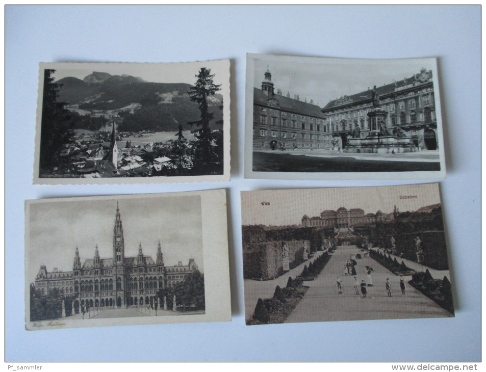 Österreich PK / AK Echtfoto usw. 1910er -1940er Jahre. Wien / Innsbruck usw. Berge / Gebäude. 440 Stück!!