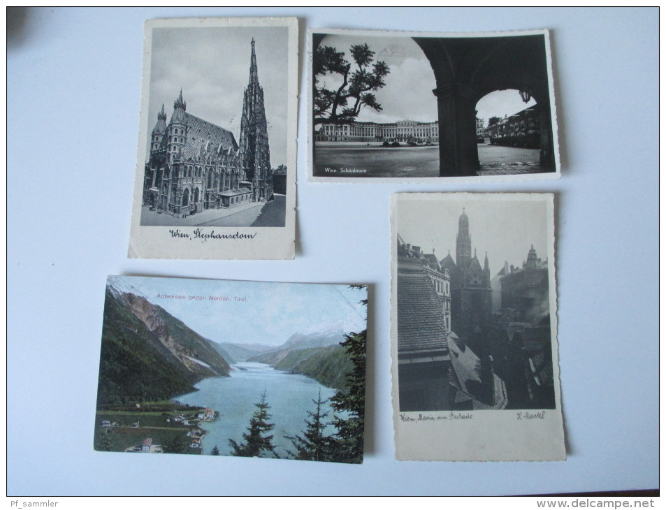 Österreich PK / AK Echtfoto usw. 1910er -1940er Jahre. Wien / Innsbruck usw. Berge / Gebäude. 440 Stück!!