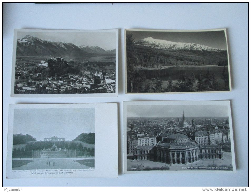 Österreich PK / AK Echtfoto usw. 1910er -1940er Jahre. Wien / Innsbruck usw. Berge / Gebäude. 440 Stück!!