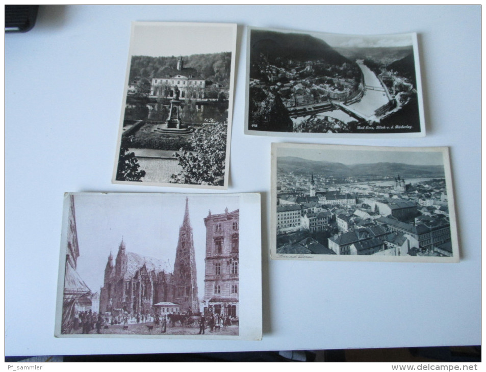 Österreich PK / AK Echtfoto usw. 1910er -1940er Jahre. Wien / Innsbruck usw. Berge / Gebäude. 440 Stück!!