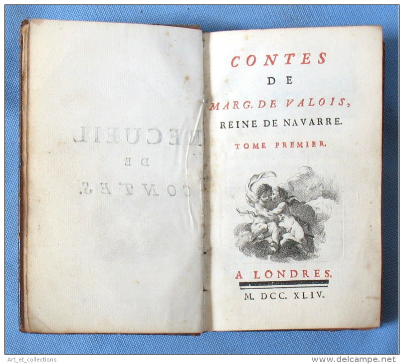 Recueil De Contes & Nouvelles De Marguerite De Valois / 2 Tomes LONDRES 1744 - 1701-1800