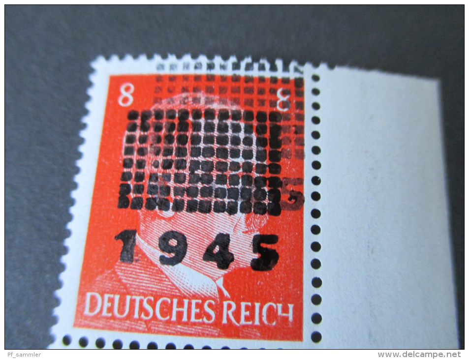 Lokalausgaben Netzschkau - Reichenbach Nr. 6 Type I Doppeldruck!! Eckrandstück. Tolles Stück! ** / Postfrisch - Other & Unclassified