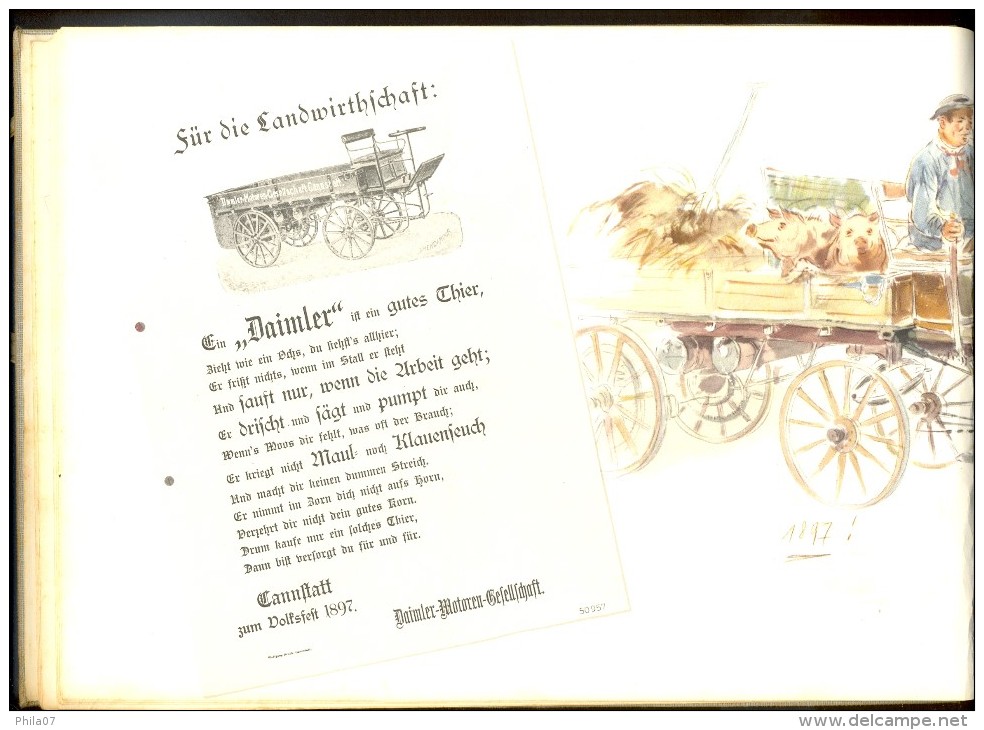 Illustrated Book Mercedes-Benz, lot of interesting illustration of various type of Mercedes-Benz