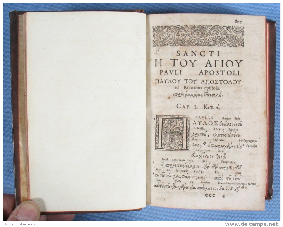 Nouveau Testament / Grec & Latin /  2 Tomes / Traduction Arias Montanus De 1571 - Before 18th Century