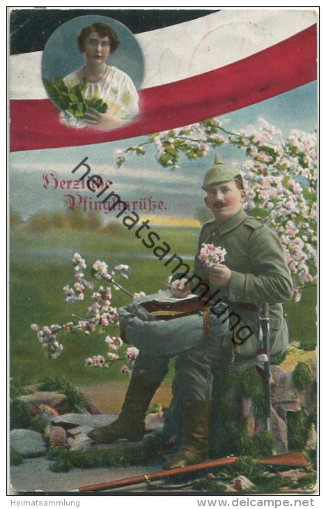 Herzliche Pfingstgrüße - Soldat - Patriotisch - Pentecostés