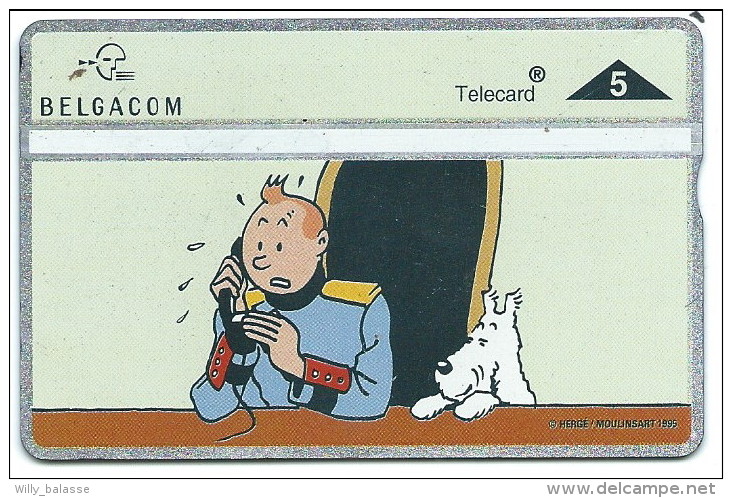 Cate Téléphonique Neuve , Télécard Belgacom TINTIN Et Milou En Couleur (5 Unités) - Stripverhalen