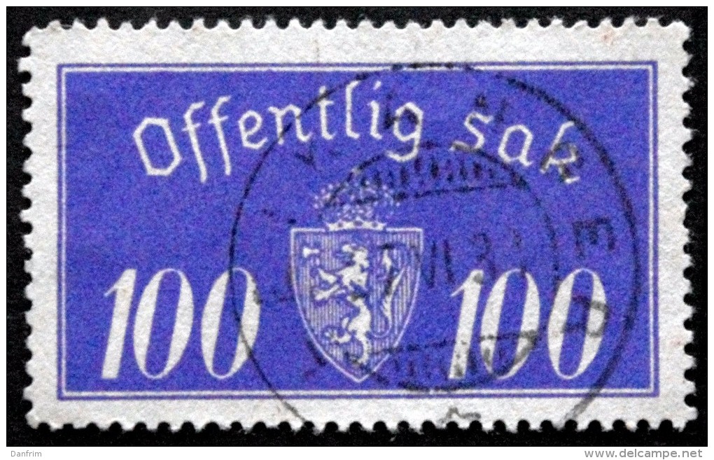 Norway 1933  Minr.21 I   35mm X19,5mm   ( Lot C 259 ) - Oficiales