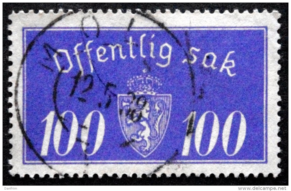 Norway 1933  Minr.21 I   35mm X19,5mm   ( Lot C 260 ) - Oficiales