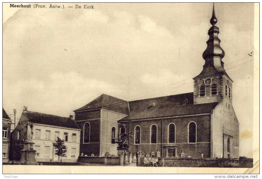 MEERHOUT - ANVERS - BELGIQUE - CPSM  DE 1957. - Meerhout