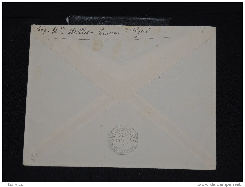 FRANCE - ALGERIE - Enveloppe De Nemours Pour Paris En 1939 - Aff. Plaisant - A Voir - Lot P11678 - Lettres & Documents