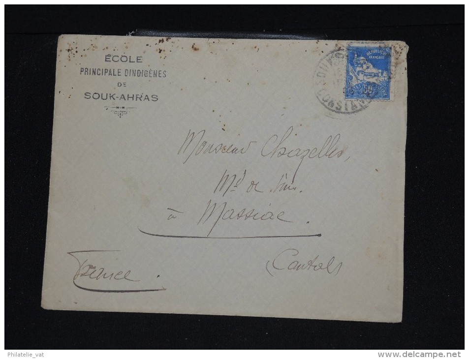 FRANCE - ALGERIE - Enveloppe De Constantine Pour Massiacen 1929 - Aff. Plaisant - A Voir - Lot P11681 - Lettres & Documents