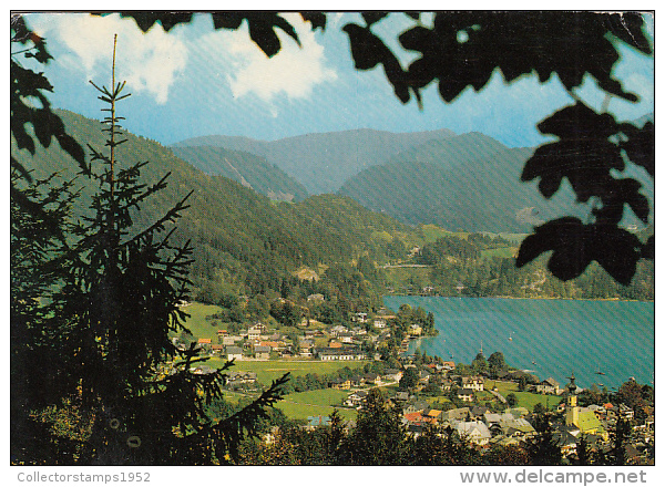 30703- ST GILGEN- WOLFGANG LAKE, PANORAMA, MOUNTAINS - St. Gilgen