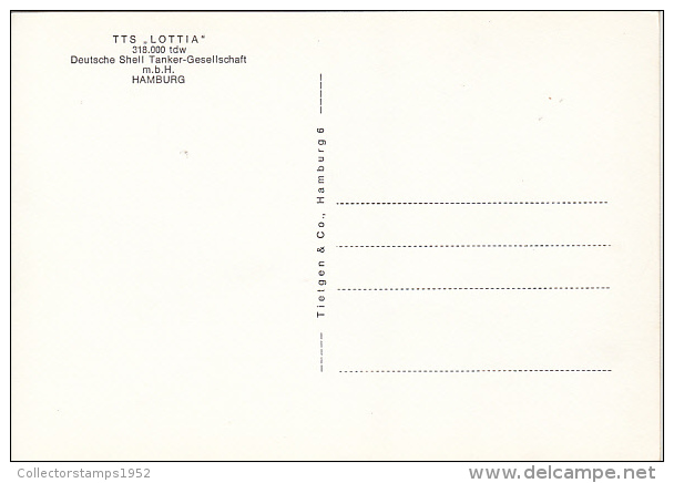 30800- TTS LOTTIA TANKER, SHIP - Tankers