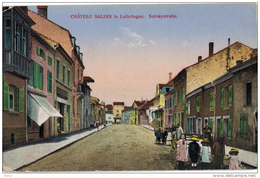 Carte Postale Ancienne De CHATEAU SALIN - Chateau Salins